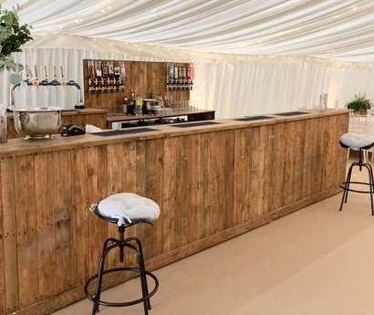 Rustic style bar
